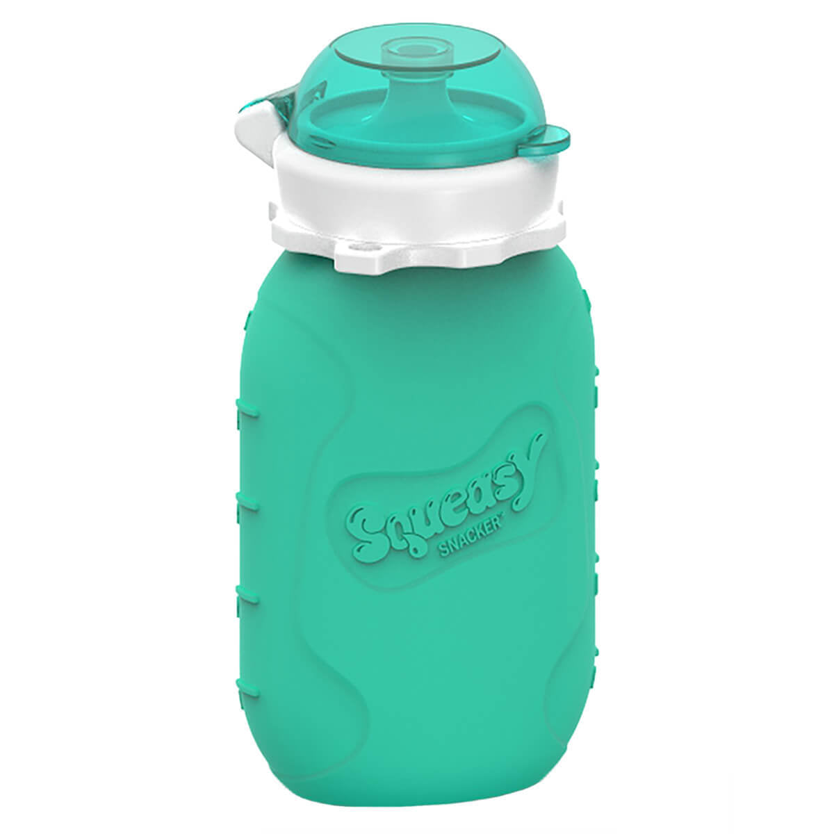 Squeasy Gear Food Pouch Snacker - 6oz - Aqua-Mountain Baby